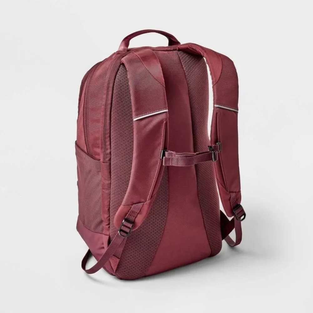 21L Sporty Backpack - All In Motion Maroon: Elementary School Water-Resistant